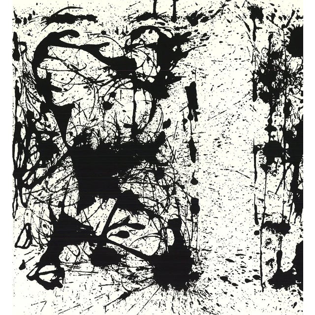 2004 Jackson Pollock 'Black and White Polyptich' Serigraph Chairish