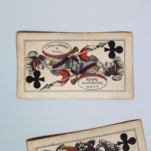 Antique Austrian C. Titze & Schinkay Tarock Playing Cards, Vienna, Circa 1880s For Sale In Las Vegas - Image 6 of 17