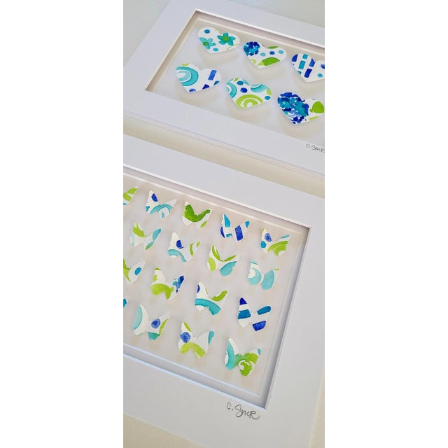 2020s "Endless Summer Hearts" Original Abstract Collage by Suzanne MacCrone Rogers For Sale - Image 5 of 8