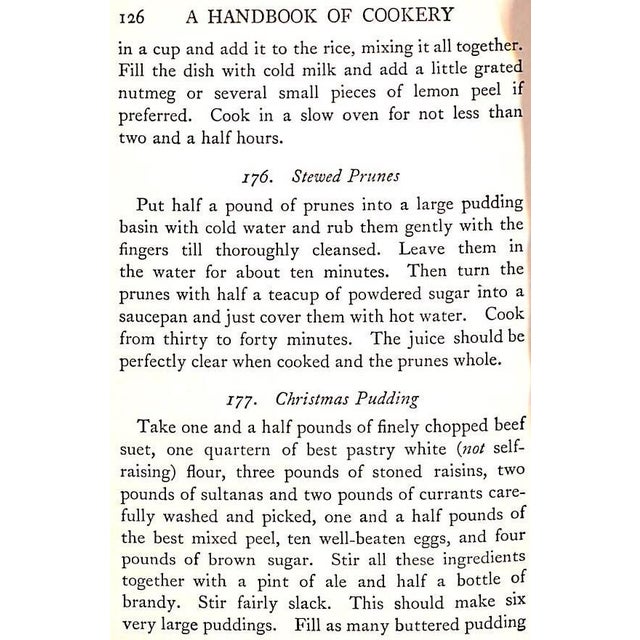 Paper "A Handbook of Cookery for a Small House" 1923 Conrad, Jessie For Sale - Image 7 of 8