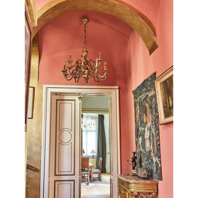 Large Louis XIII 15-Light Chandelier from Maison Lucien Gau For Sale - Image 9 of 10