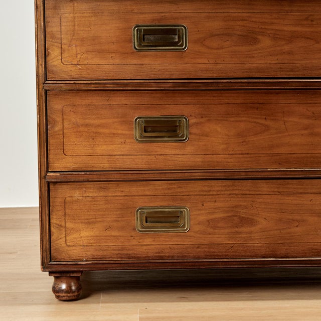 Vintage Campaign Chest of Drawers by Baker For Sale - Image 12 of 13