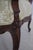 Vintage Walnut Rococo Parlor Settee W. Damask Upholstery For Sale - Image 17 of 18