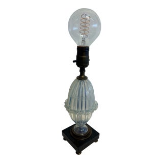 French Italian Murano Bedside Lamp For Sale