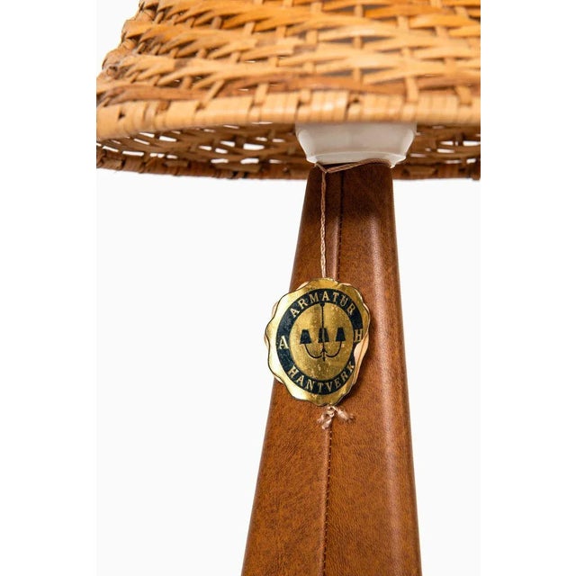 Rare table lamps by unknown designer. Produced by AB Armaturhantverk in Sweden. Up to 250V (Europe/UK Standard).The wiring...