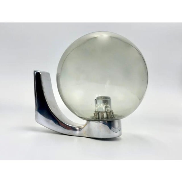 Chrome-Plated Brass Bathroom Sconces, 1970s, Set of 2, in Flawless conditions. Designed 1970 to 1979 European Plug (up to...