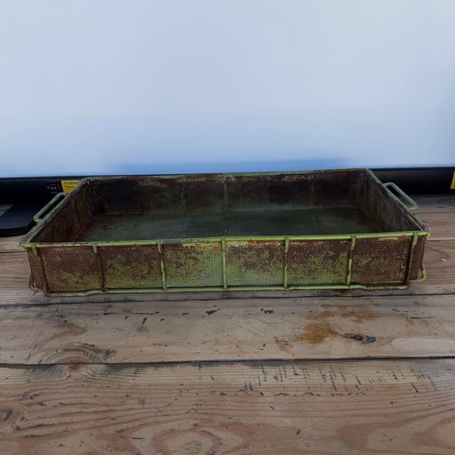 Vintage French Style Wrought Iron Wire Garden Urn Planter - 22" For Sale In Phoenix - Image 6 of 12
