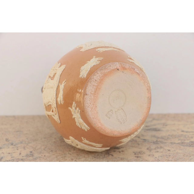 Ceramic Doulton Lambeth Stoneware Harvest Pitcher For Sale - Image 7 of 8