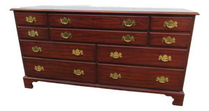 1980s Henkel Harris Cherry Designer Chest Dresser
