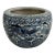 Large 20" Vintage Japanese Blue & White Porcelain Phoenix Jardinière - Signed For Sale