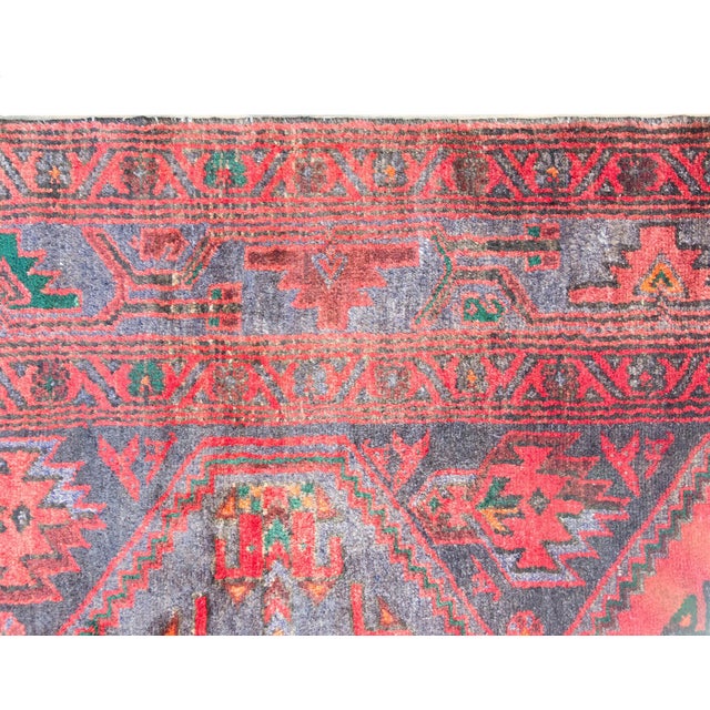 Mid-20th Century Persian Mazleghan Rug For Sale - Image 4 of 15