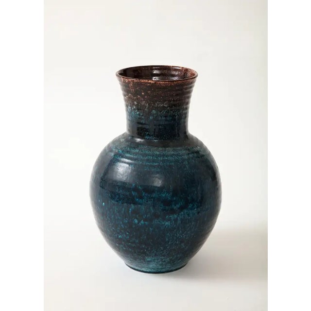 1950s Accolay Pottery Vase For Sale - Image 5 of 8
