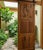Wood Rustic Modern Floral Carved Wooden Entry Door Panels 80x30 For Sale - Image 7 of 10