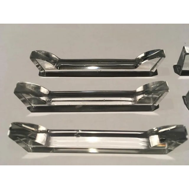 Glass Mid-19th Century Crystal Knife Rests, Set of 6 For Sale - Image 7 of 8