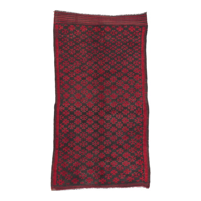 Vintage Red Taznakht Moroccan Rug - 05'09 X11'00 For Sale