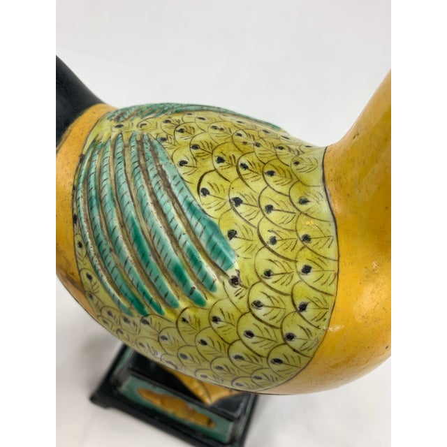 Early 20th Century Vintage Artisan Clay Duck Urns, Set of 2 For Sale - Image 5 of 12