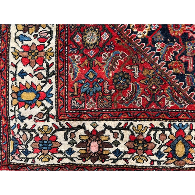 Textile Antique Bidjar Rug, 1890s For Sale - Image 7 of 18