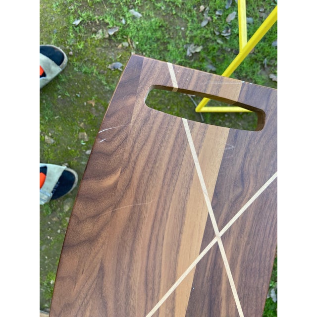 Canary Yellow Robert Tronk Stools Set Set of 3 For Sale - Image 8 of 12