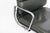 Gray Dark Gray Leather Office Chair Eames for Herman Miller Aluminum Group Soft Pad For Sale - Image 8 of 10