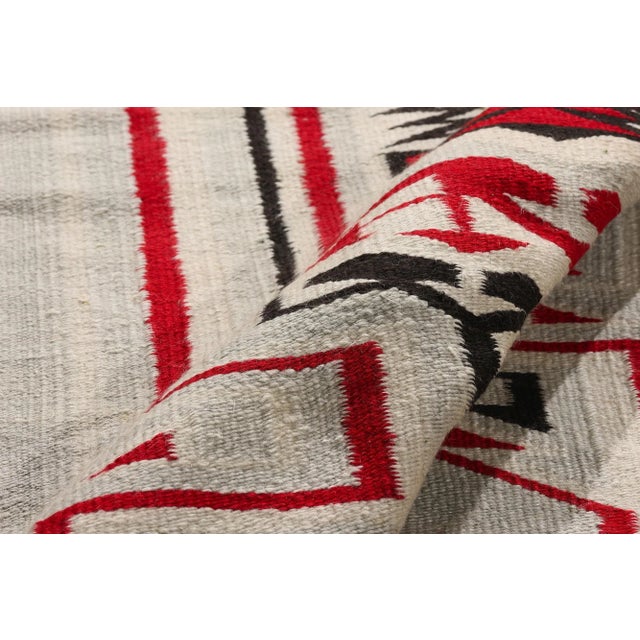 Antique Crystal Southwestern-Style Rug, 03'08 X 06'03 For Sale In Dallas - Image 6 of 10