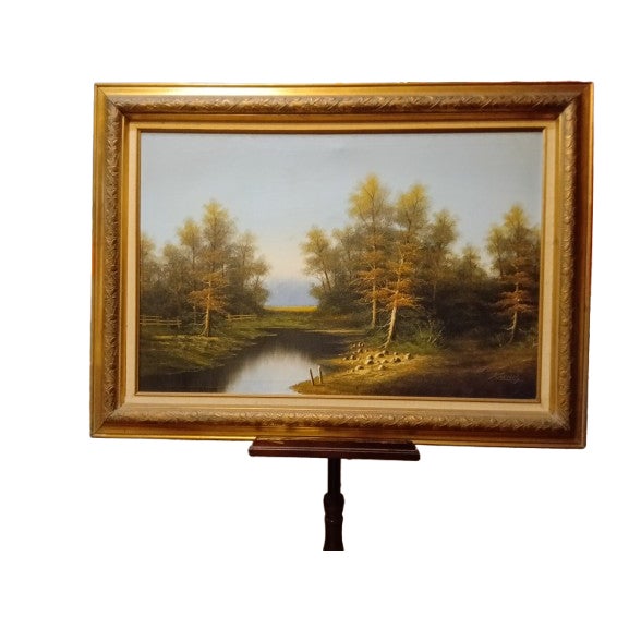 1930s 1930s Wilhelm Koenig Original Painting For Sale - Image 5 of 5