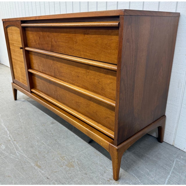 Mid-Century Modern Mid-Century Modern Lane Rhythm Walnut Sideboard For Sale - Image 3 of 10