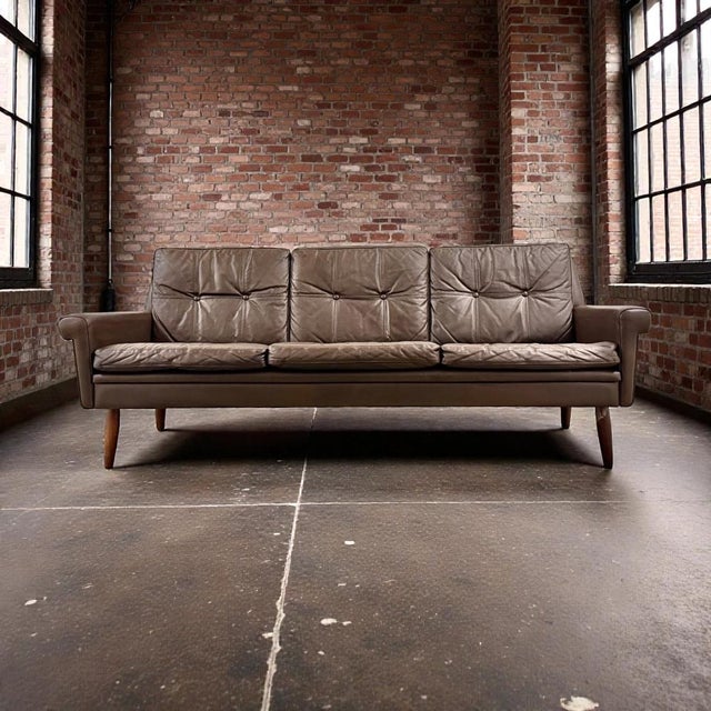 Mid-Century Modern 3-Seater Lounge Sofa from Svend Skipper, Denmark, 1960s For Sale - Image 3 of 12