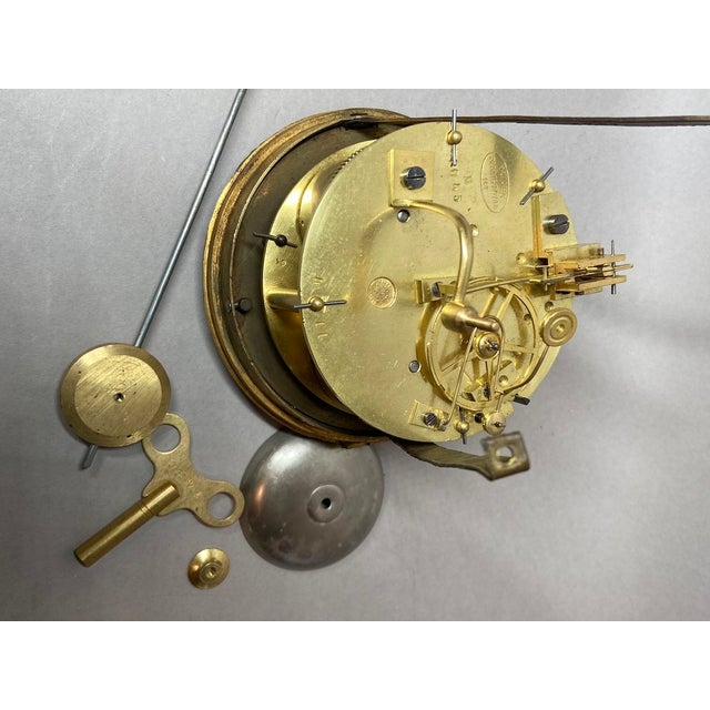 1860s Japy Freres Louis XVI Bronze & Sevres Mantle Clock For Sale - Image 16 of 18