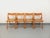 Four vintage folding chairs from the 1980s, designed and manufactured by Habitat, made of beech wood with cane seats. Very...
