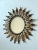 Vintage Metal Sunburst Mirror, 1960s, in Very Good conditions. Designed 1960 to 1969