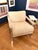 Milo Baughman Chrome Frame Lounge Chair in Newer Cream Chanel Upholstery For Sale - Image 4 of 4
