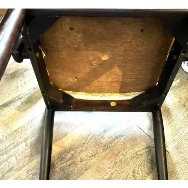 Mid Century Mahogany Arm Chair Made by Danish Overseas Furniture - Mid 1960's, Signed For Sale - Image 11 of 12