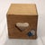 Mid 20th Century Natural Hardwood Square Painted Tissue Box Cover For Sale - Image 9 of 10