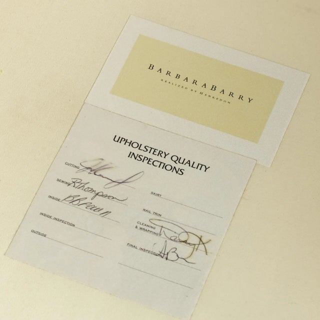 Barbara Barry for Henredon Mid Century Lounge Chairs - Pair For Sale - Image 12 of 13