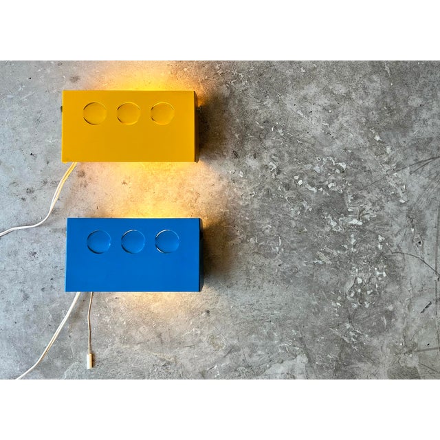 Blue Reading Lamps, 1960s, Set of 2 For Sale - Image 8 of 8