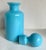 1940's Portieux Vallerysthal French Blue Opaline Decanter For Sale In Los Angeles - Image 6 of 8