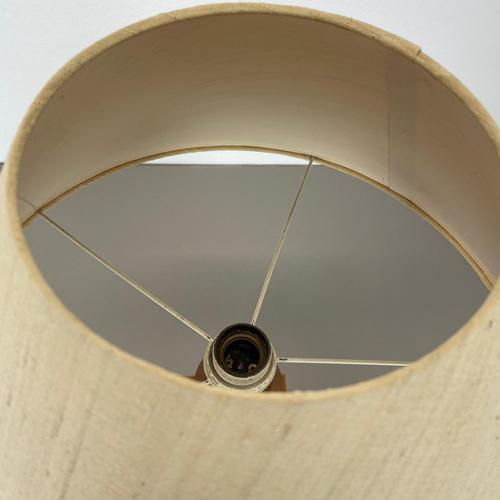 Glass Vintage Swedish Table Lamp in Pine, 1970s For Sale - Image 7 of 18