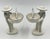 Contemporary 1990s Emilia Castillo "The Couple" Bisque Porcelain & Sterling Silver Salt Cellars - 4 pcs For Sale - Image 3 of 18