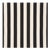 Schumacher Cabana Stripe Indoor & Outdoor Fabric in Black For Sale
