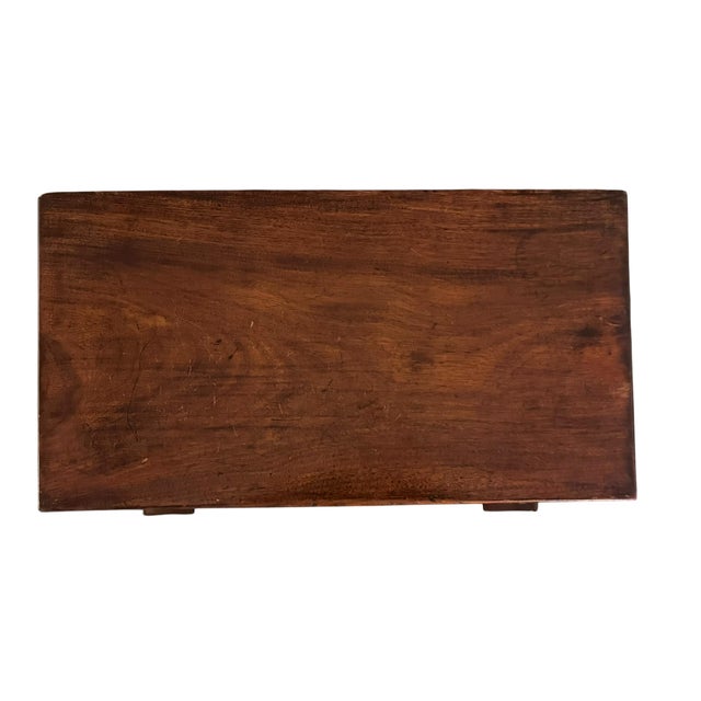 Italian Inlaid Tabletop Chest With Secret Compartments and Key For Sale - Image 9 of 12