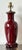 Vintage Oxblood Glazed Ceramic Lamp For Sale - Image 12 of 12