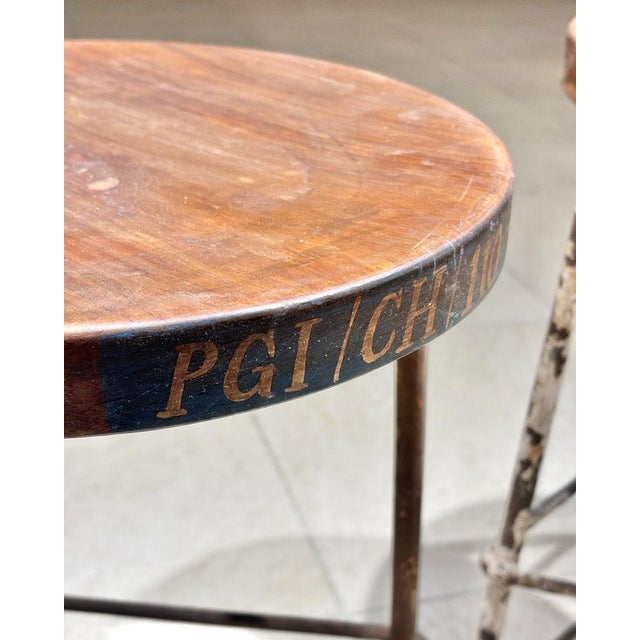 Set of Stools by Pierre Jeanneret, 1952 For Sale - Image 6 of 13