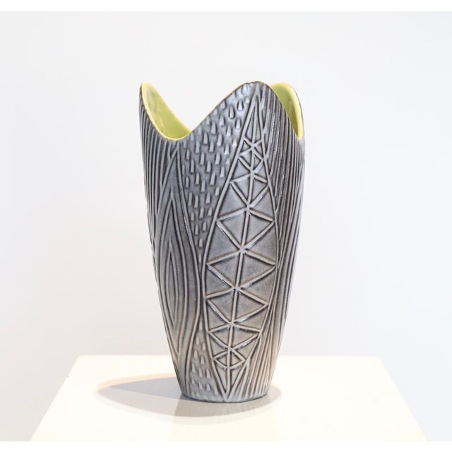 Ceramic Vase by Mari Simmulson for Upsala-Ekeby For Sale - Image 4 of 9
