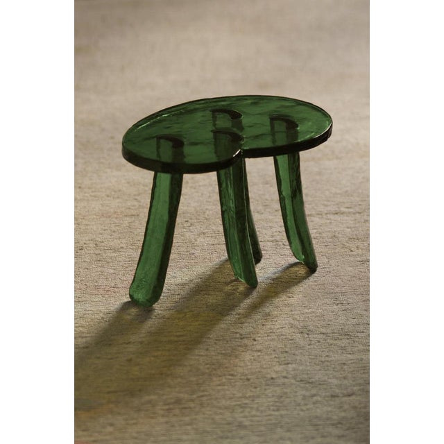 Contemporary Sunburst Lung 2.0 Side Table in Hand Layered Resin by Szymon Keller For Sale - Image 3 of 18