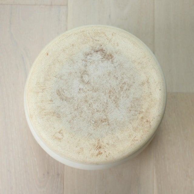 1970s 9" Mid-Century Pottery Planter W/Attached Saucer For Sale - Image 5 of 6