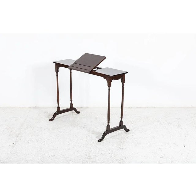 Wood 19th Century Mahogany Adjustable Reading Table For Sale - Image 7 of 17