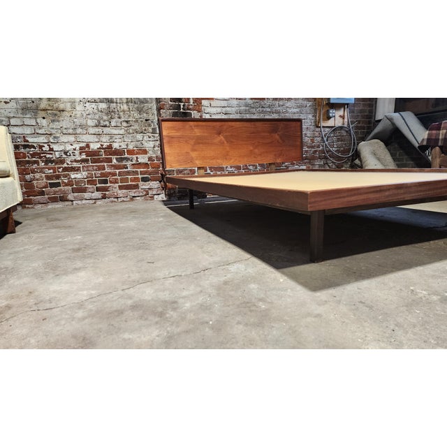Full-Size Teak Bed Frame by Richard Artschwager For Sale - Image 9 of 9