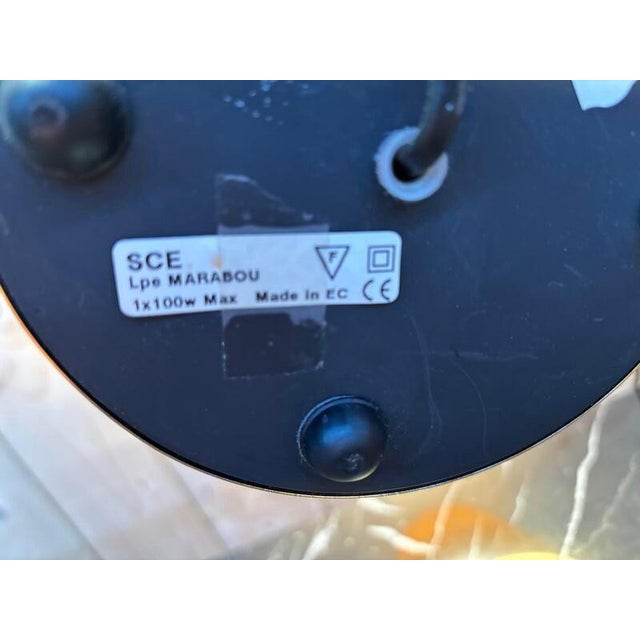 Marabout Lamp in Metal For Sale - Image 4 of 7