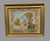 Early 20th Century Antique Victorian Gilt Framed Scenic Landscape Needlepoint Tapestry With Boy For Sale - Image 5 of 8