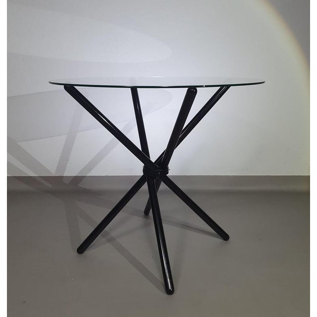 Italian Folding Table with Aluminium Frame, 1980s For Sale - Image 4 of 16